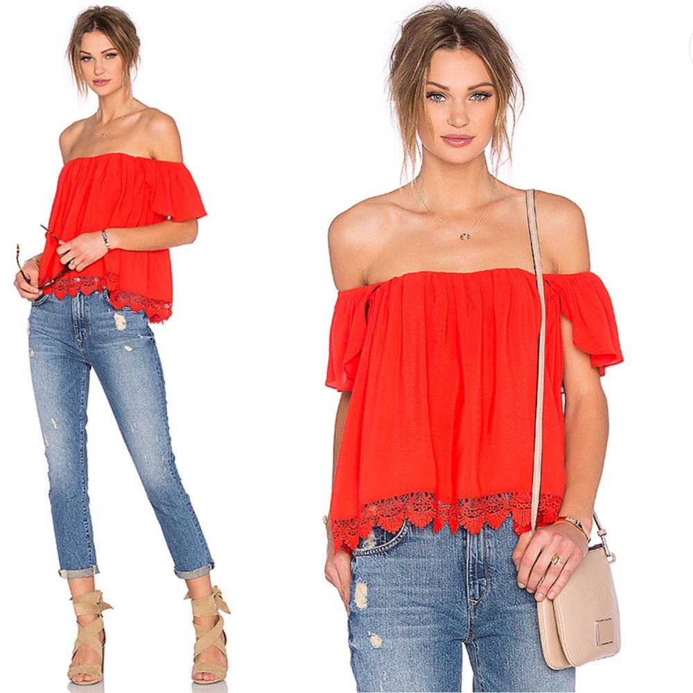 Lovers + Friends x Revolve Life’s a Beach Top M